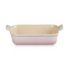 Le Creuset Stoneware Heritage 26cm Rectangular Deep  Dish - Shell Pink