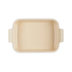 Le Creuset Stoneware Heritage 26cm Rectangular Deep Dish - Shell Pink