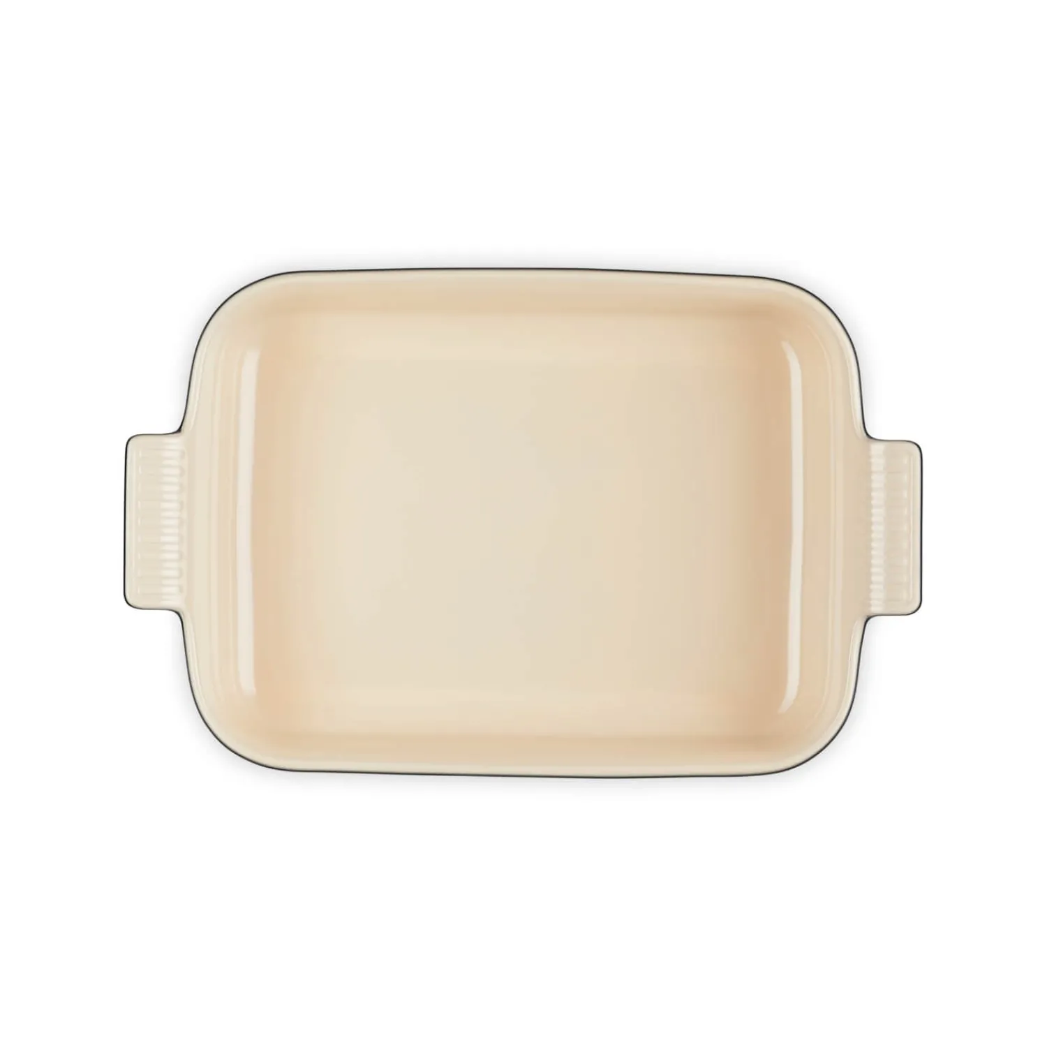 Le Creuset Stoneware Heritage 26cm Rectangular Dish - Matte Black