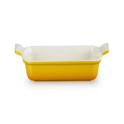 Le Creuset Stoneware Heritage 19cm Rectangular Deep  Dish - Nectar