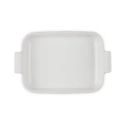 Le Creuset Stoneware Heritage 32cm Rectangular Deep Dish - Meringue