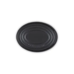 Le Creuset Stoneware Oval Spoon Rest - Satin Black