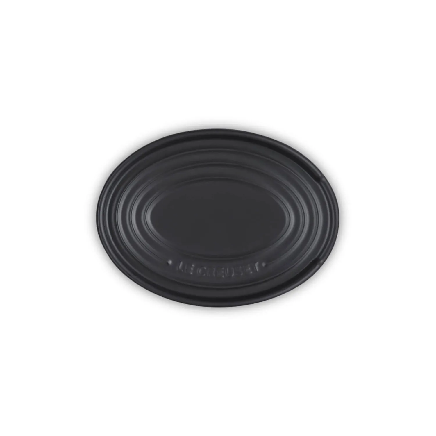 Le Creuset Stoneware Oval Spoon Rest - Satin Black