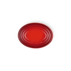Le Creuset Stoneware Oval Spoon Rest - Cerise