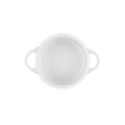 Le Creuset Stoneware Petite Round Casserole - White