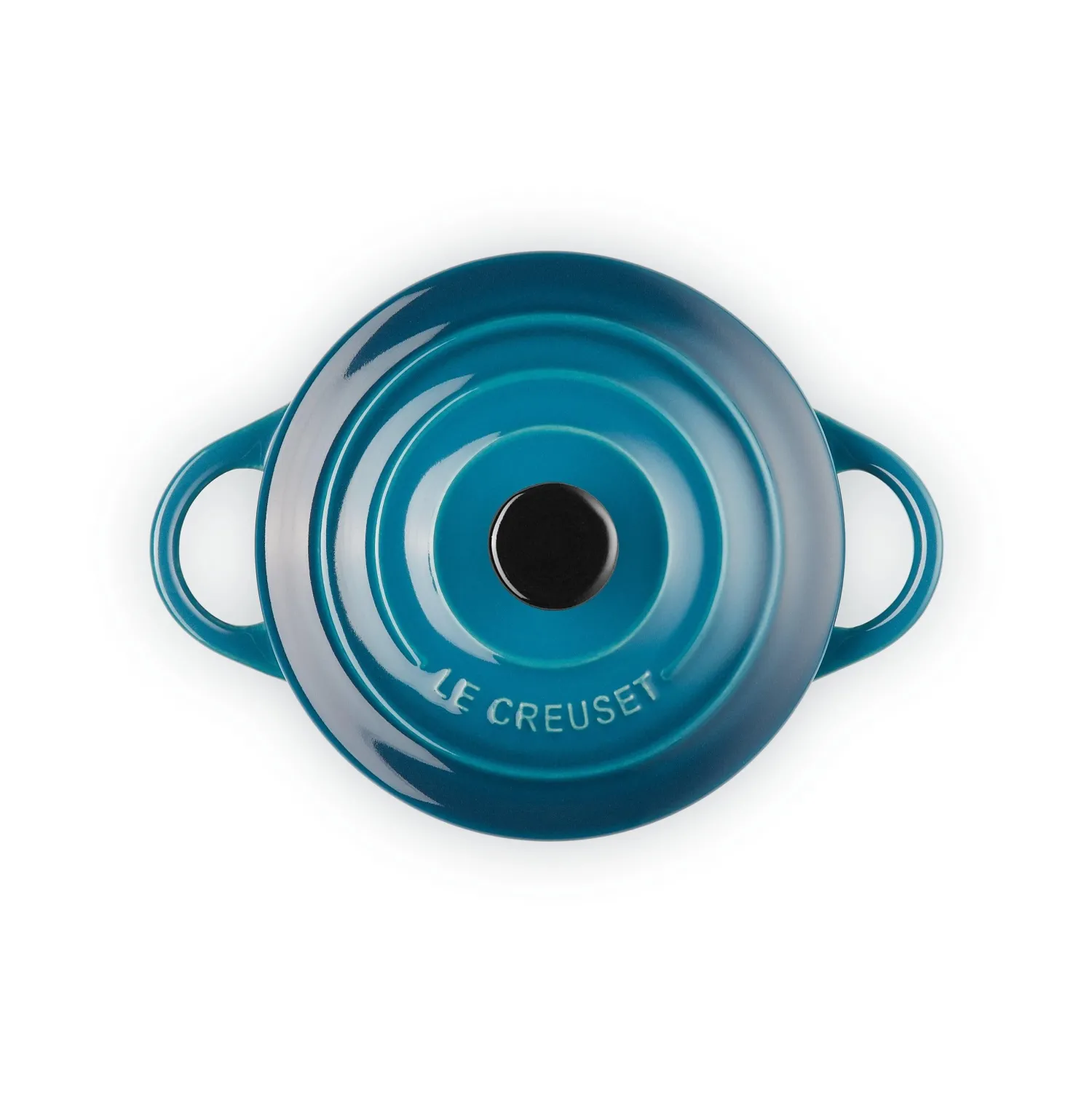 Le Creuset Stoneware Petite Round Casserole - Deep Teal