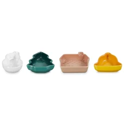 Le Creuset Stoneware Set of 4 Christmas Mini Dish Set
