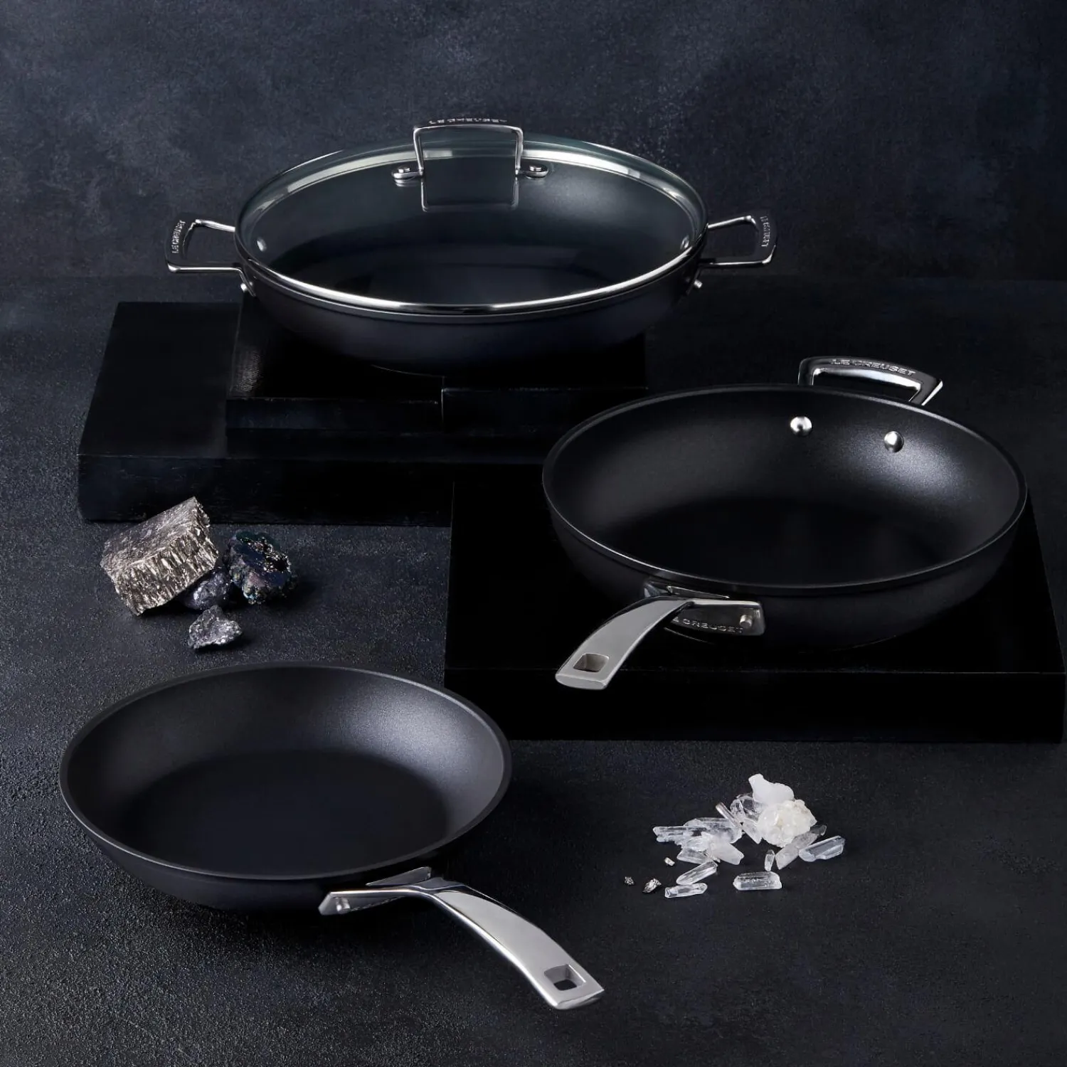Le Creuset Toughened Non-Stick Deep Frying Pan With Helper Handle - 26cm