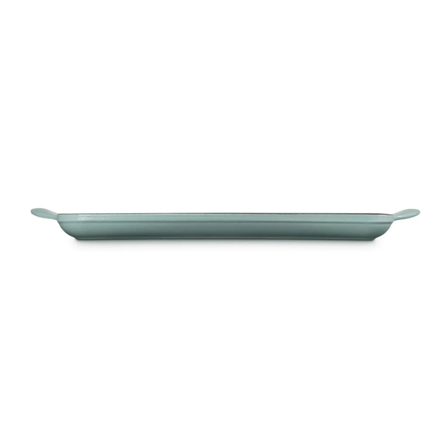 Le Creuset Traditional Cast Iron 32cm Rectangular Grill - Sea Salt
