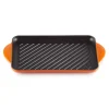 Le Creuset Traditional Cast Iron 32cm Rectangular Grill - Volcanic