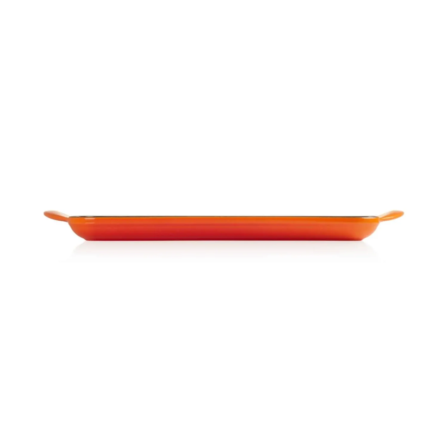 Le Creuset Traditional Cast Iron 32cm Rectangular Grill - Volcanic