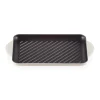 Le Creuset Traditional Cast Iron 32cm Rectangular Grill - Meringue