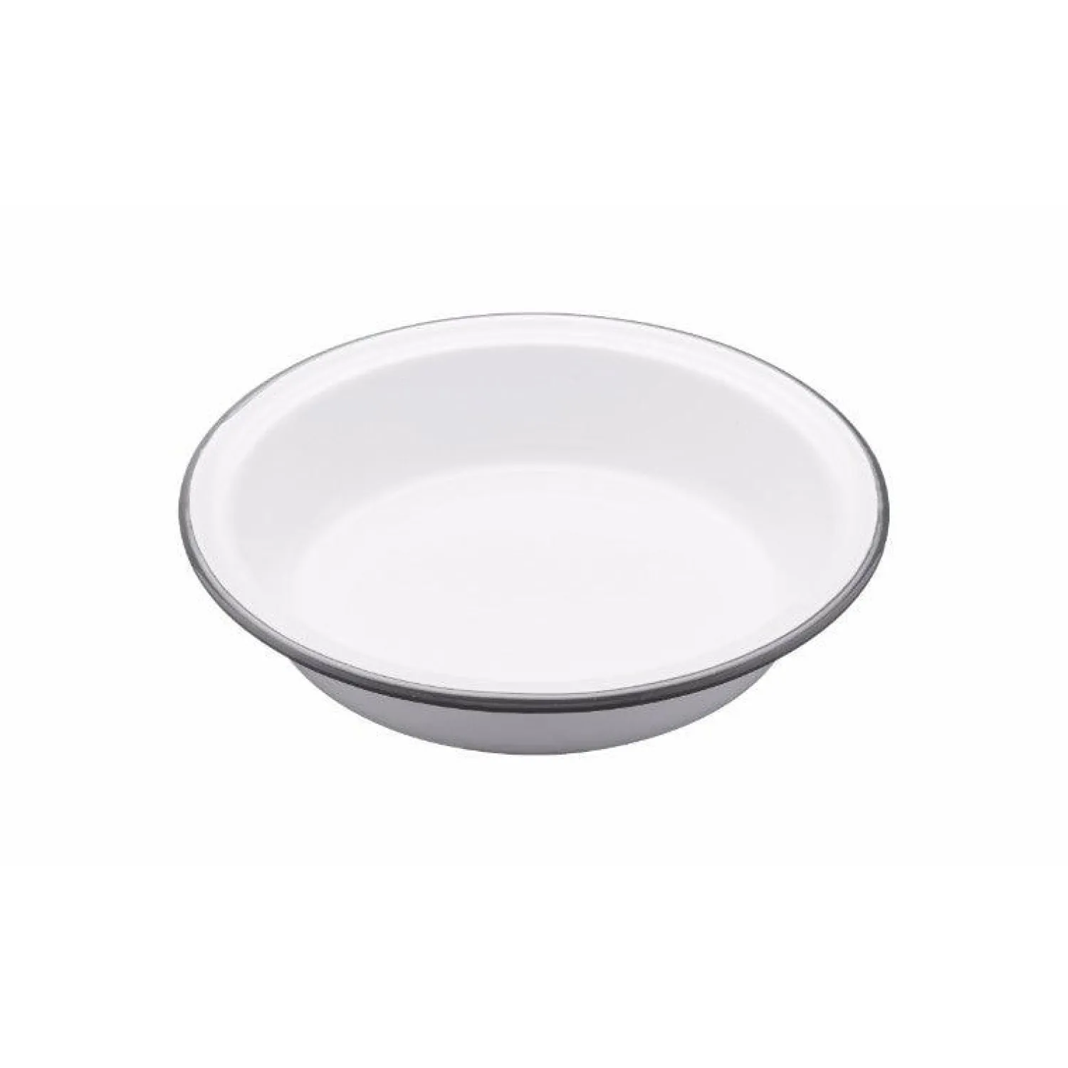 Living Nostalgia Round Enamel Pie Dish - 18cm