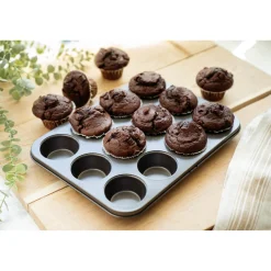 Luxe Kitchen Luxe Bakeware Non-Stick Bun Pan - 12 Cup