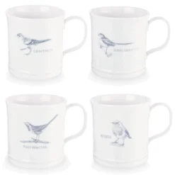 Mary Berry English Garden 4 Piece Mug Set - British Birds