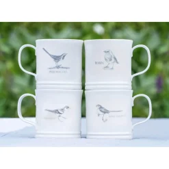 Mary Berry English Garden 4 Piece Mug Set - British Birds