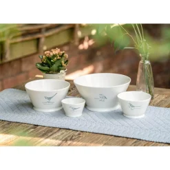 Mary Berry English Garden Large Serving Bowl - Robin
