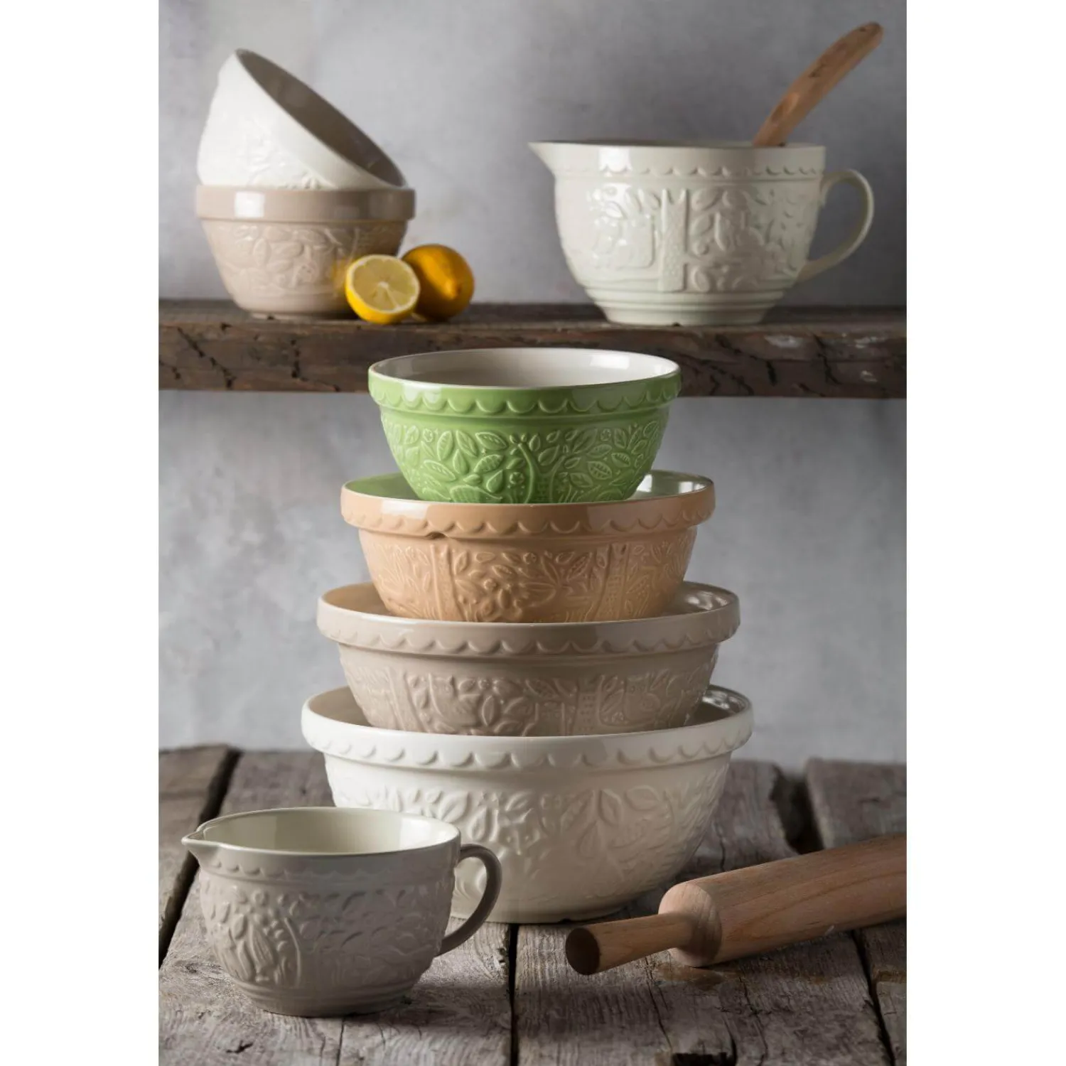 Mason Cash Cane S12 29cm Stoneware Mixing Bowl - Cane