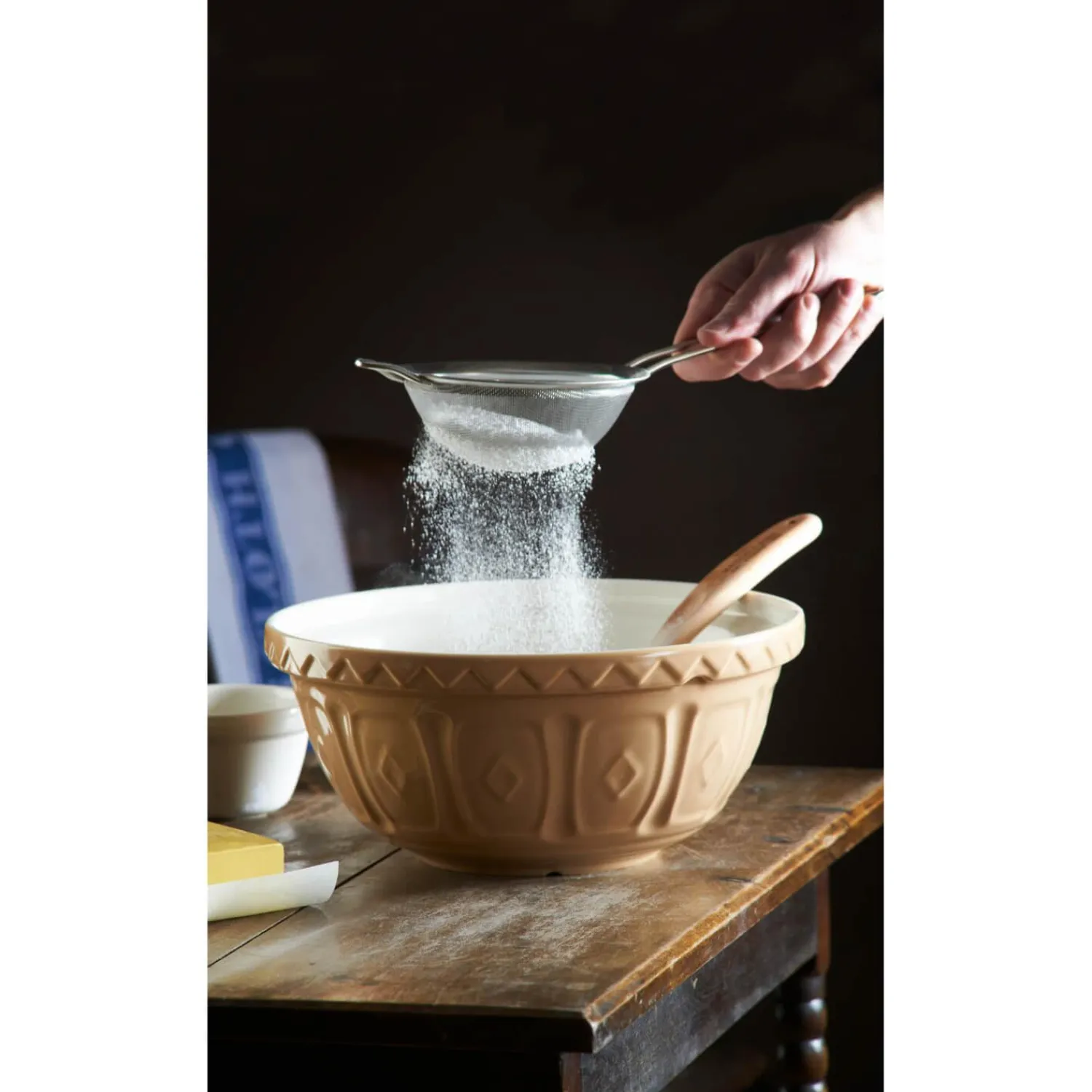 Mason Cash Cane S9 32cm Stoneware Mixing Bowl - Cane