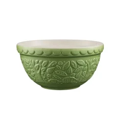 Mason Cash In The Forest 21cm Stoneware Mixing Bowl - Green, Hedgehog