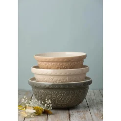Mason Cash In The Forest 26cm Stoneware Mixing Bowl - Green, Owl