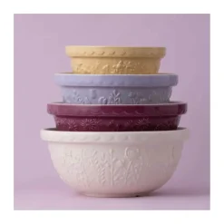 Mason Cash In The Meadow S24 Tulip 24cm Mixing Bowl - Lilac