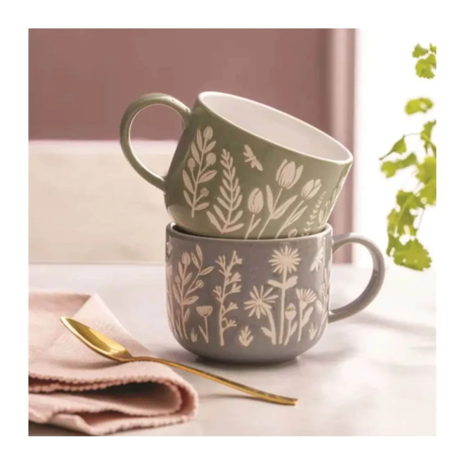 Mason Cash In The Meadow 400ml Daisy Mug - Blue