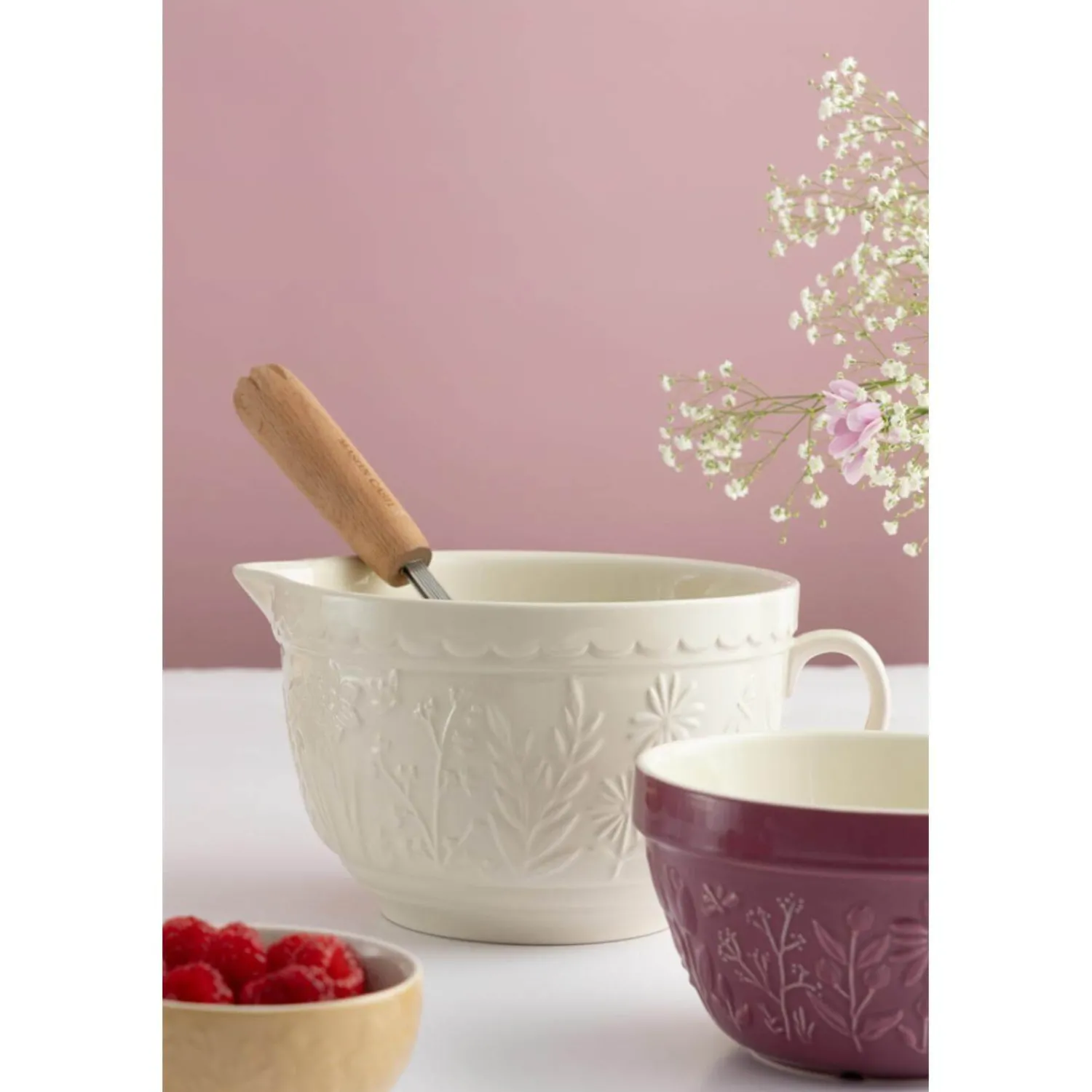 Mason Cash Nautical S24 Stoneware 24cm Batter Bowl - Navy Blue