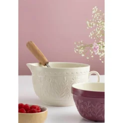 Mason Cash S36 16cm In The Meadow Pudding Bason - Deep Red