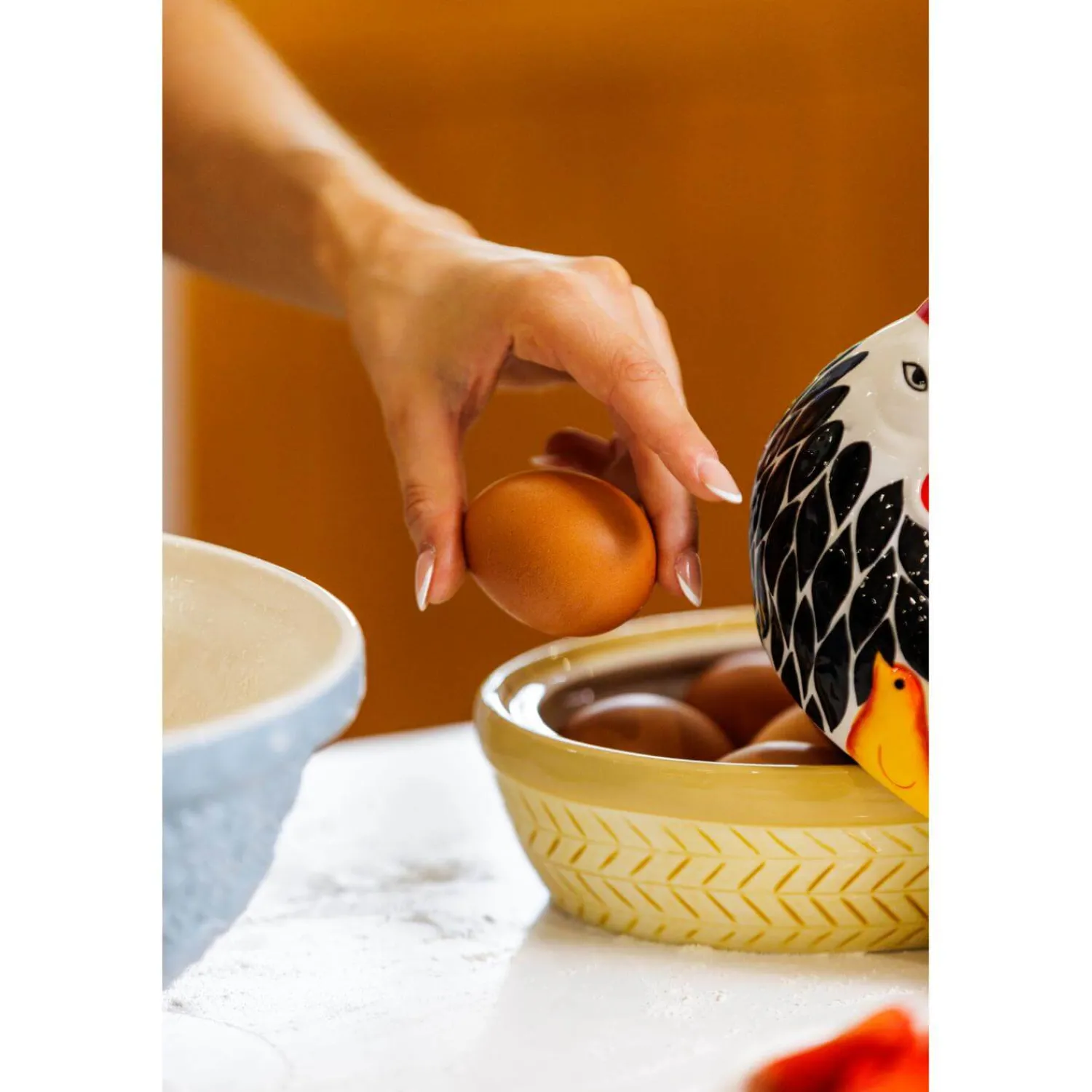 Mason Cash Stoneware Home To Roost S12 29cm Mixing Bowl - Green