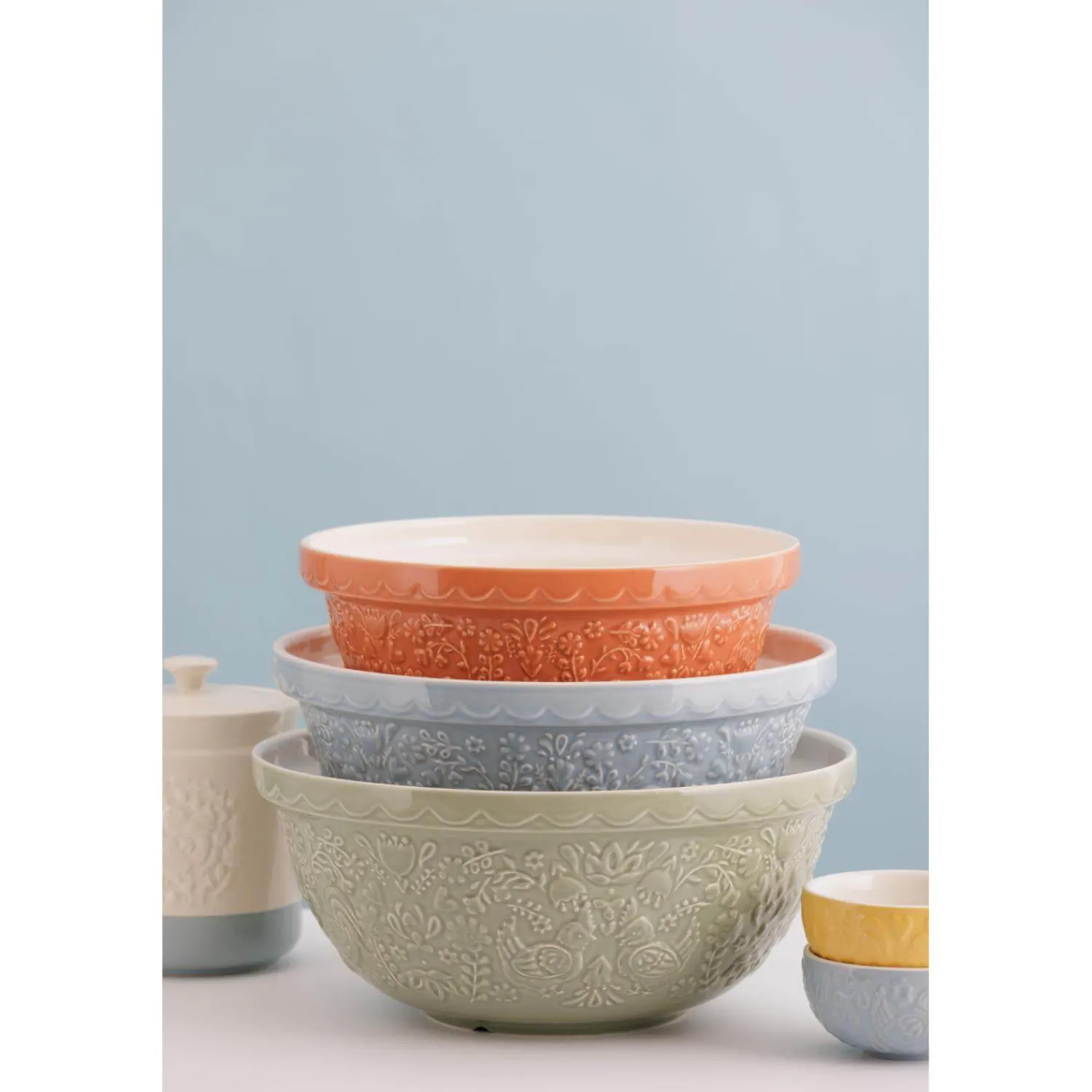 Mason Cash Stoneware Home To Roost S18 26cm Mixing Bowl - Blue