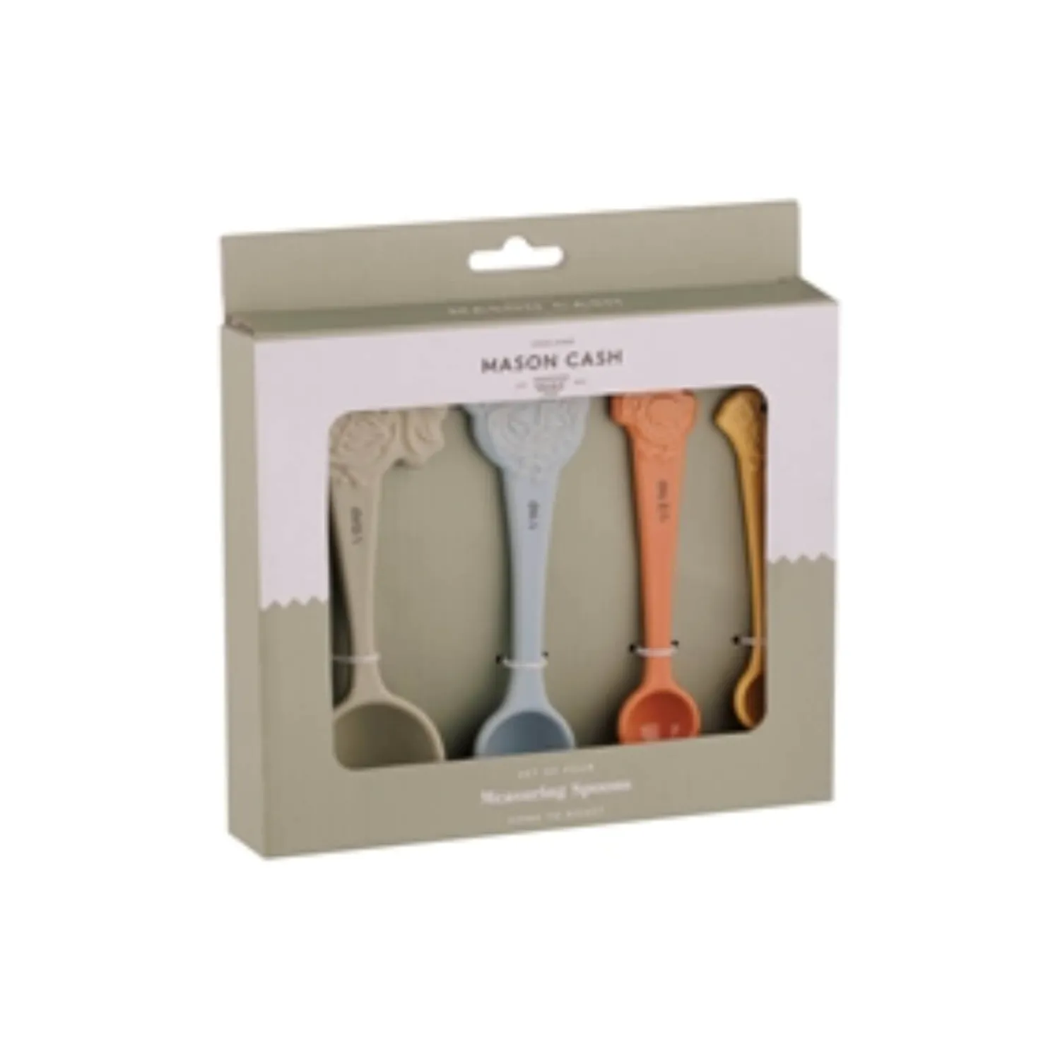 Mason Cash Stoneware Home To Roost Measuring Spoons - Set Of 4