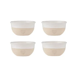 Mason Cash Stoneware Rustic Charm 9.5cm Mini Bowls - Set of 4