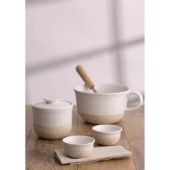 Mason Cash Stoneware Rustic Charm 9.5cm Mini Bowls - Set of 4