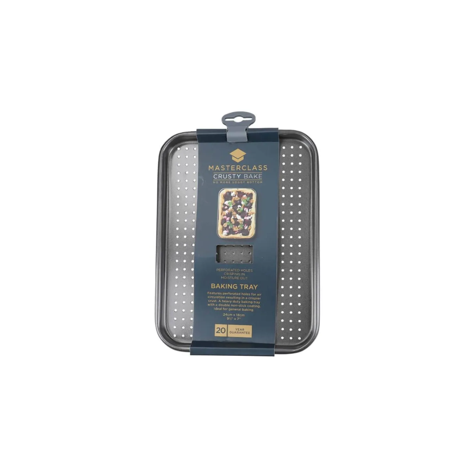 MasterClass Crusty Bake Non-Stick Baking Tray - 24cm