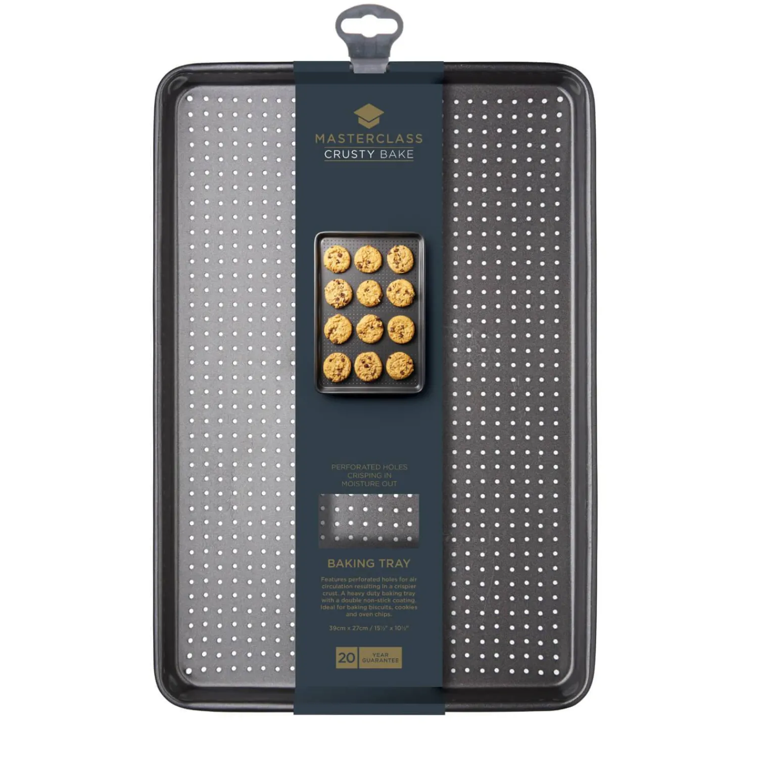MasterClass Crusty Bake Non-Stick Baking Tray - 39cm