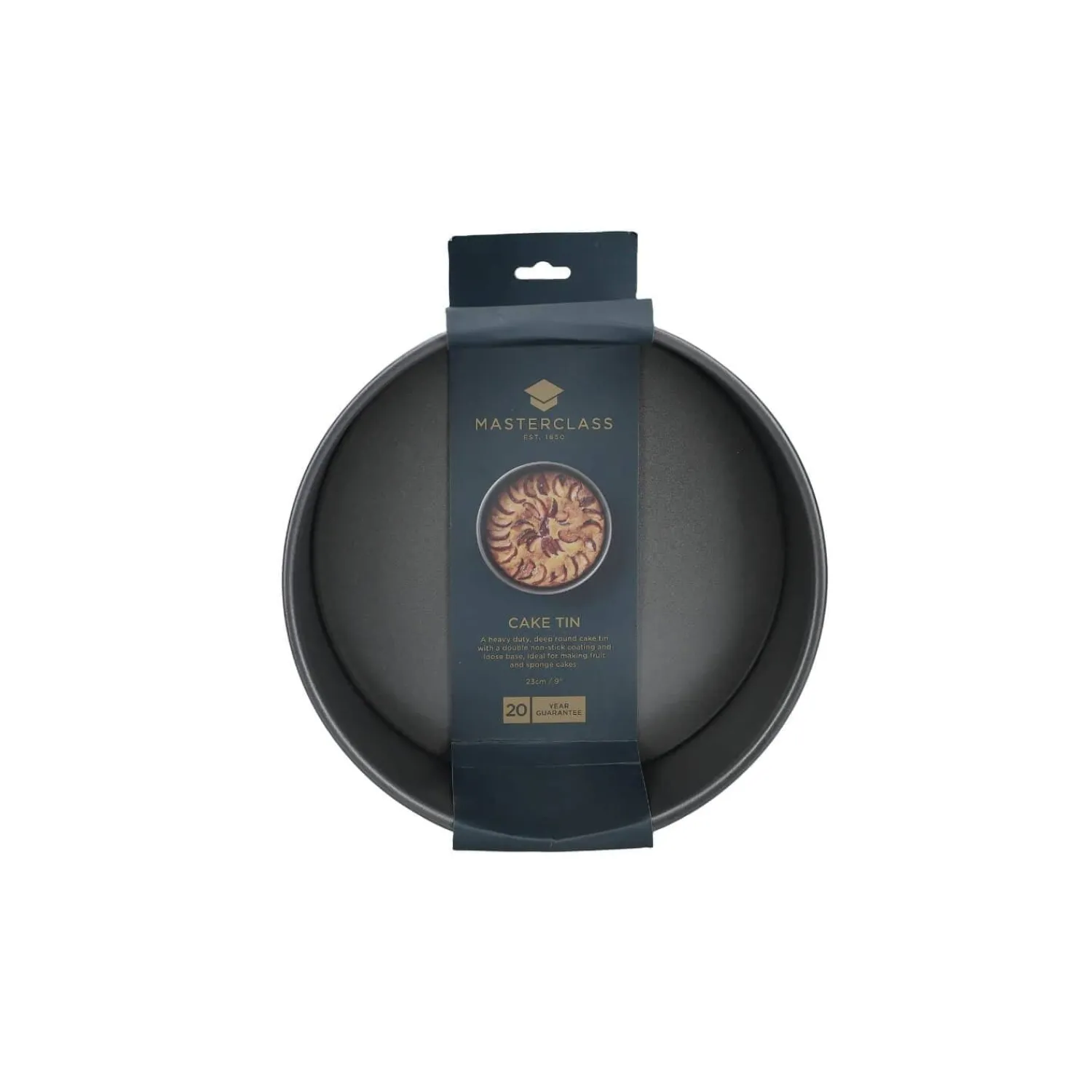 MasterClass Loose Base Round Cake Tin - 23cm