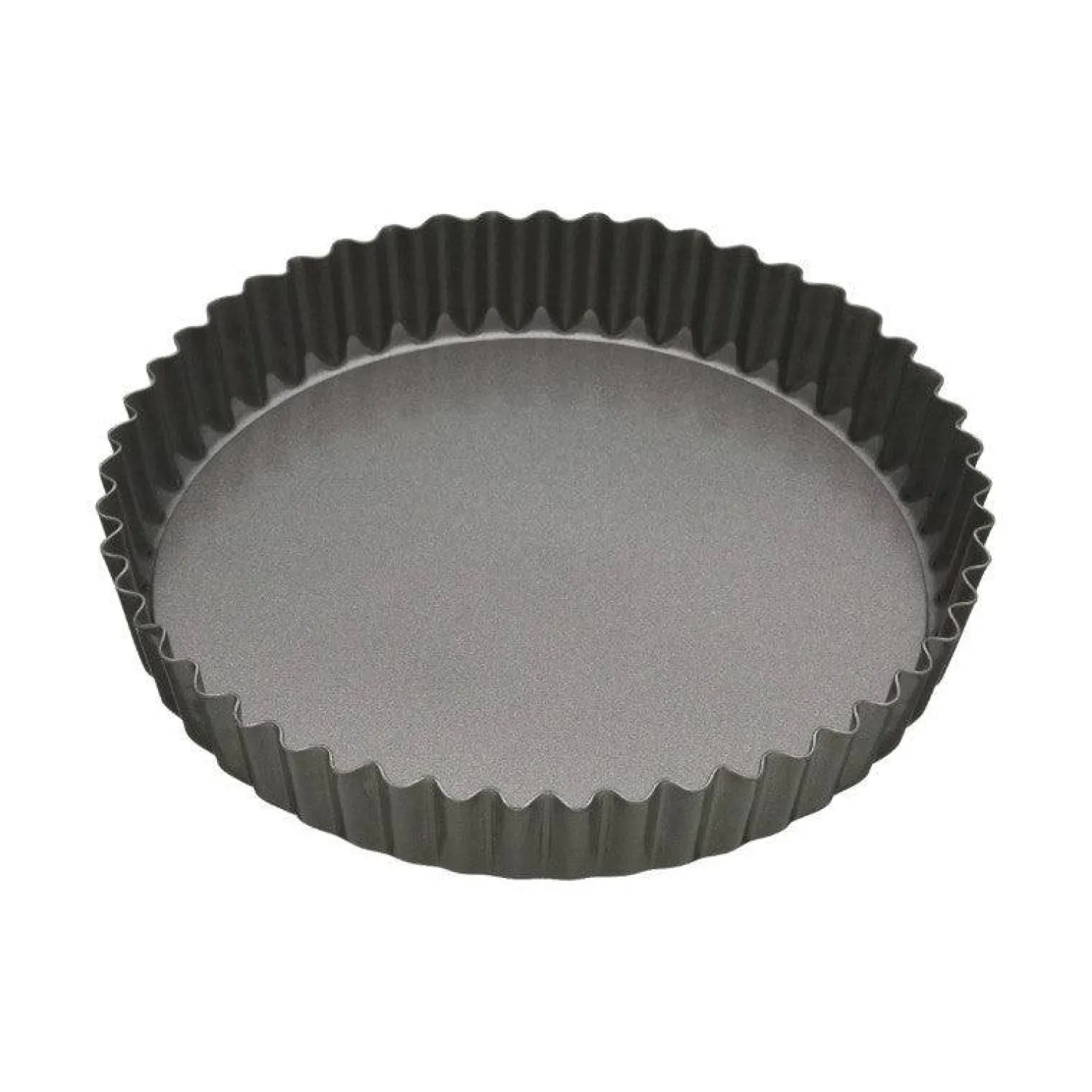 MasterClass Loose Base Round Fluted Quiche Tin - 23cm