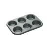 MasterClass Non-Stick Deep Baking Pan - 6 Hole