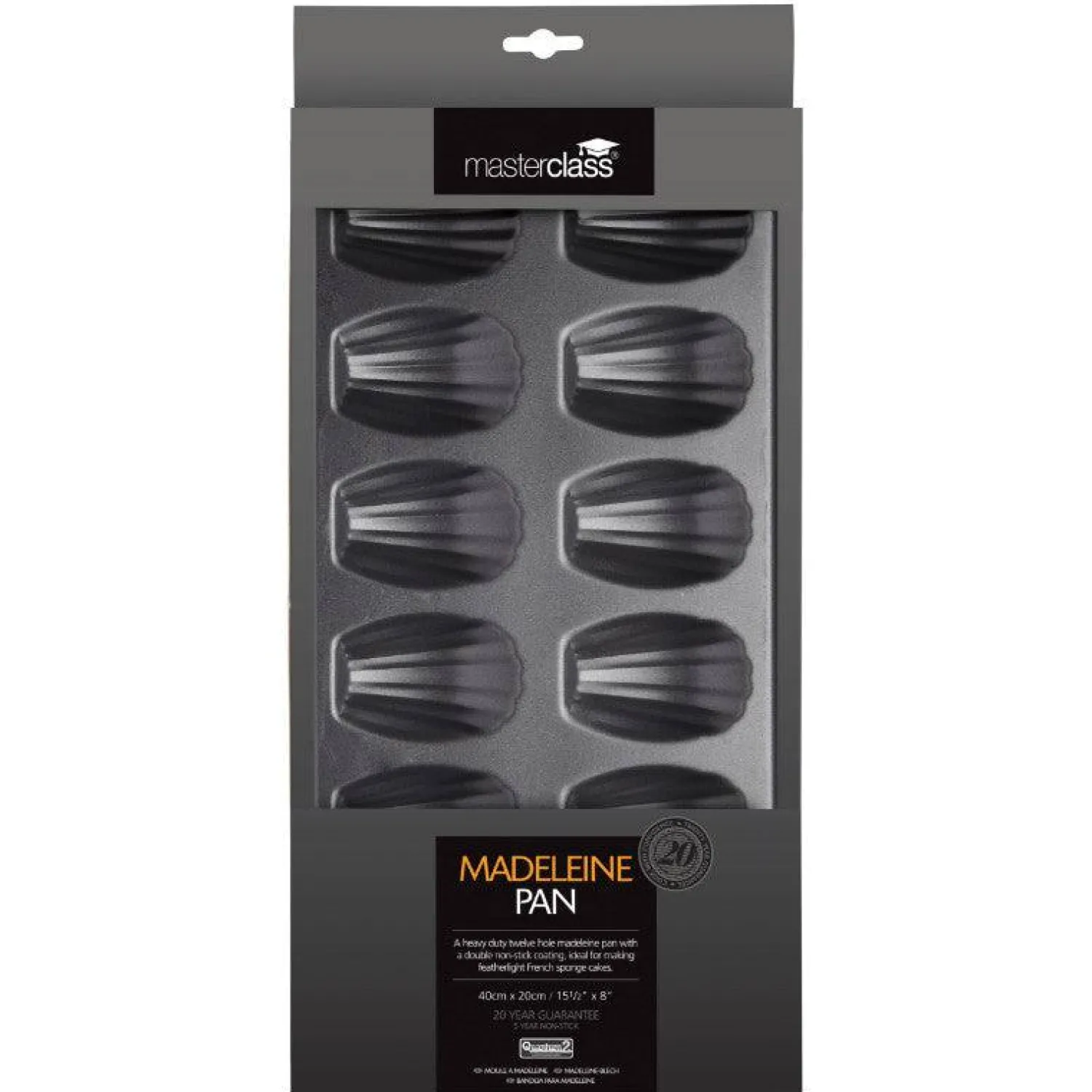 MasterClass Non-Stick Madeleine Pan - 12 Hole