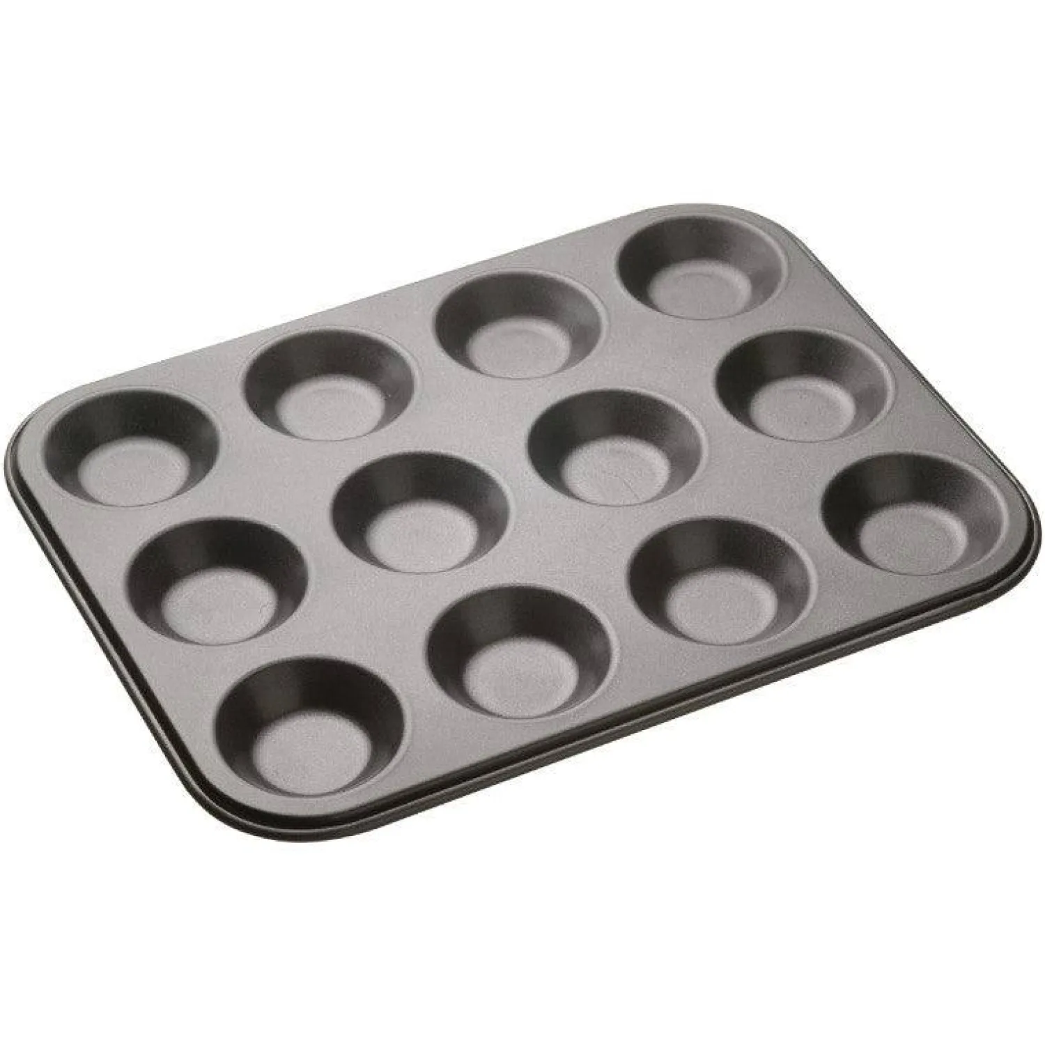 MasterClass Non-Stick Shallow Tin - 12 Hole