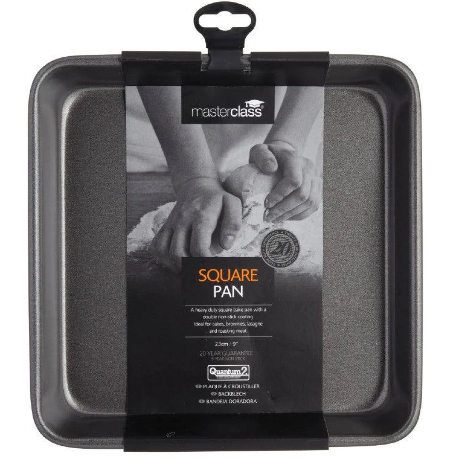 MasterClass Non-Stick Square Cake Tin - 23cm