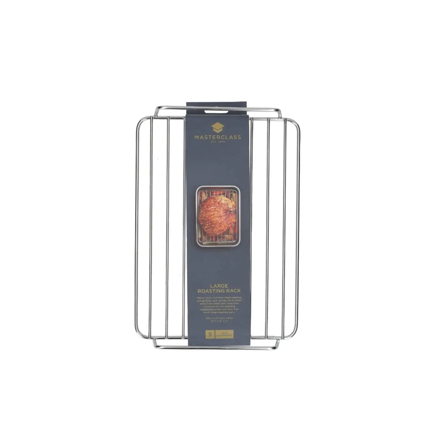 MasterClass Stainless Steel Roasting Rack - Small