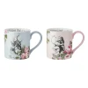Alice in Wonderland Mikasa V&A His & Hers Bone China Mugs