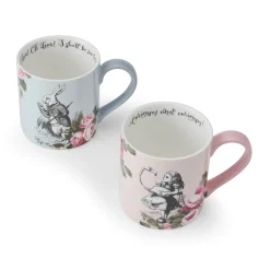 Alice in Wonderland Mikasa V&A His & Hers Bone China Mugs