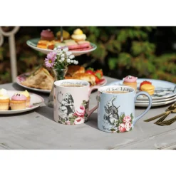 Alice in Wonderland Mikasa V&A His & Hers Bone China Mugs
