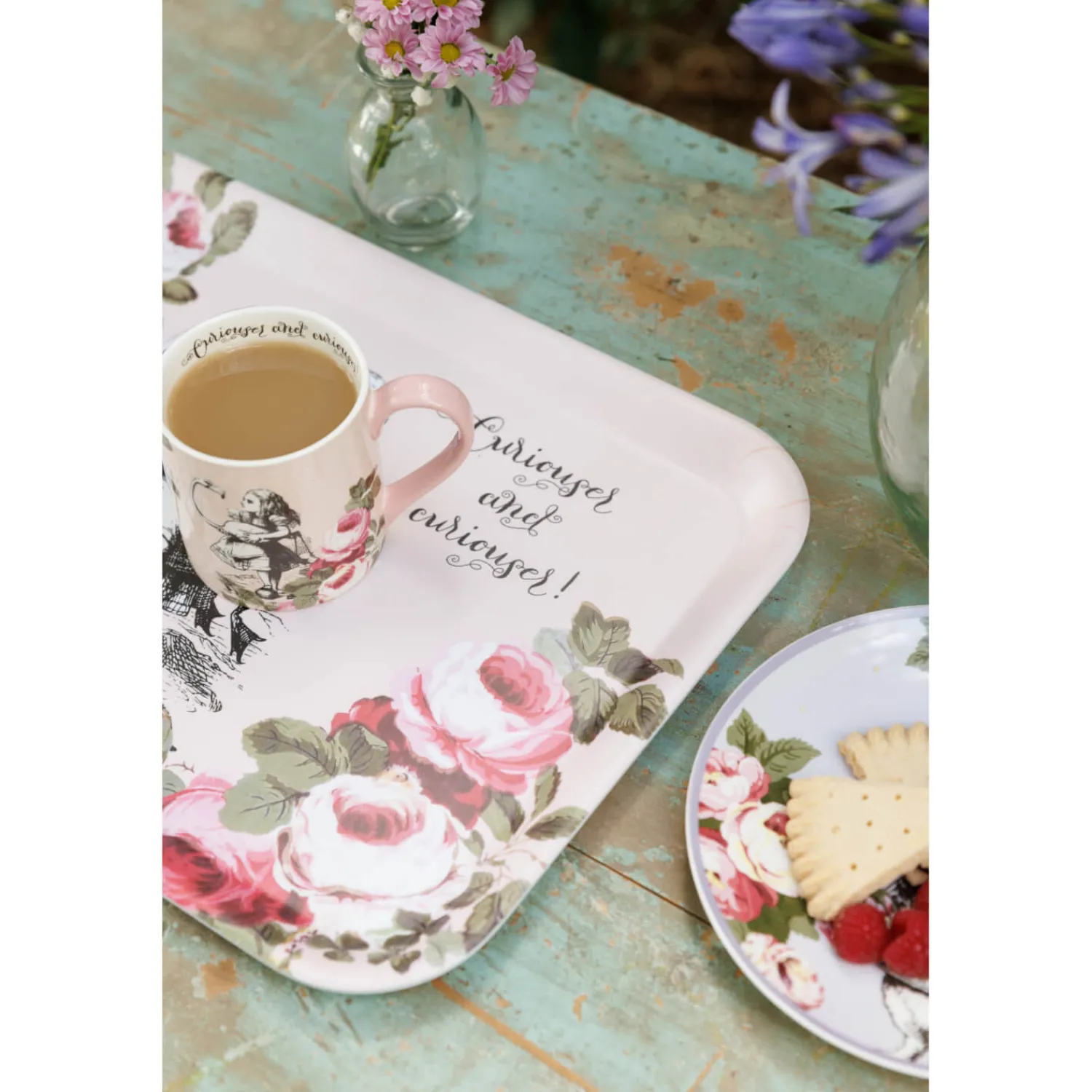 Alice in Wonderland Mikasa V&A Large Melamine Tray