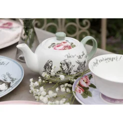 Alice in Wonderland Mikasa V&A Bone China Mini Teapot
