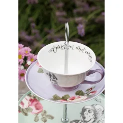 Alice in Wonderland Mikasa V&A Bone China 3-Tier Cake Stand