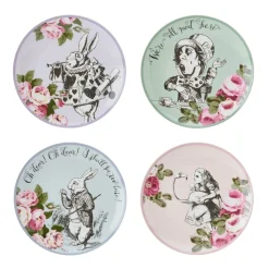 Alice in Wonderland Mikasa V&A Bone China Side Plates - Set Of 4